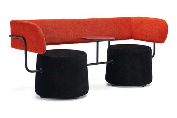 binary dekoratif sehpalı ikili puf