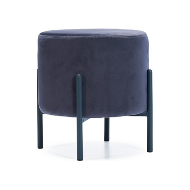 Breton Yuvarlak Boru Ayaklı Puf - küçük detay görsel 3 - Puflar