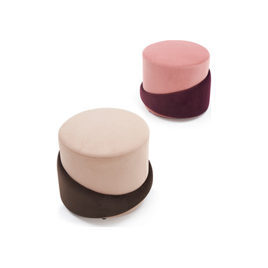 Chong Kumaş Döşemeli Puf - küçük detay görsel 3 - Puflar