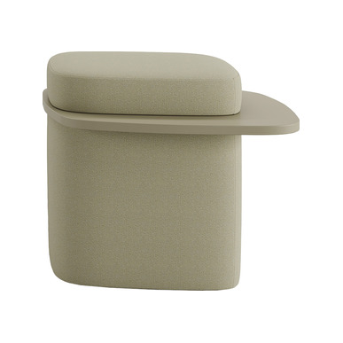 Enga Ahşap Detaylı Baklava Puf - Puflar