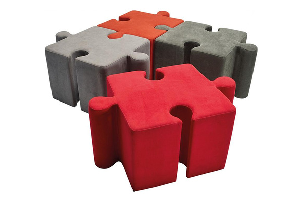 hanel renkli döşeme puf