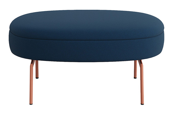 lotera metal ayaklı puf - küçük detay görsel 2