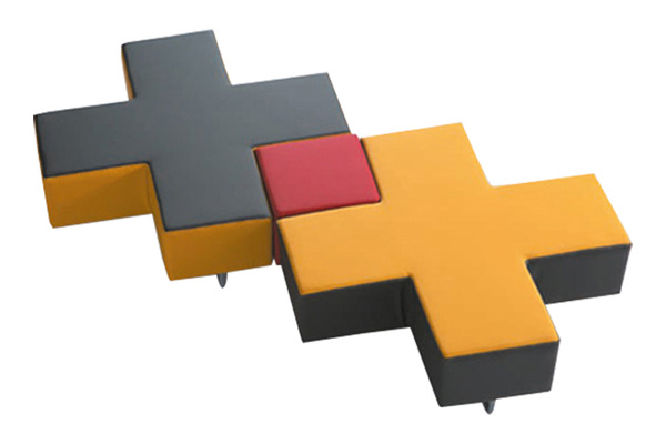 paji dekoratif renkli puf seti