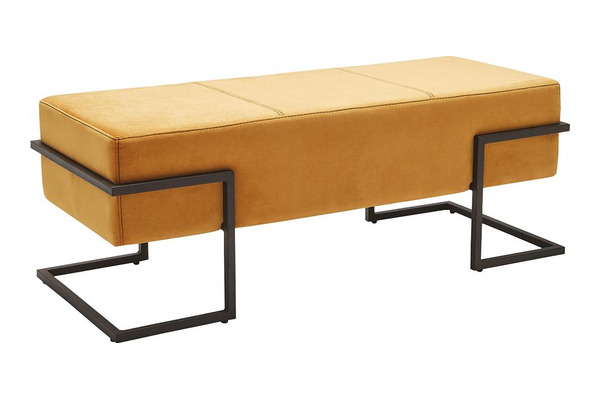 pois  metal ayaklı dekoratif puf