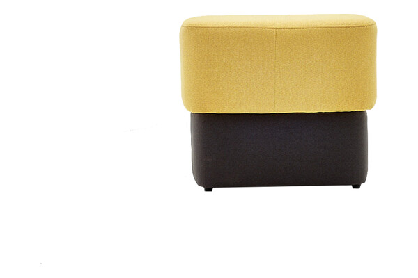 raja kumaş döşemeli kare puf - küçük detay görsel 2