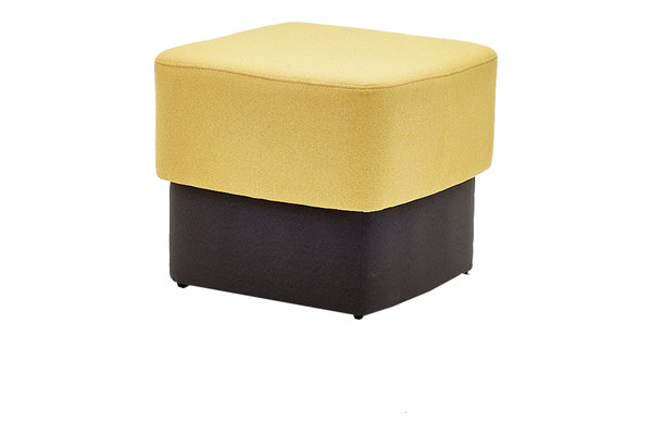 raja kumaş döşemeli kare puf - küçük detay görsel 3