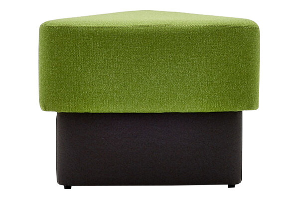 raja kumaş döşemeli üçgen puf - küçük detay görsel 2