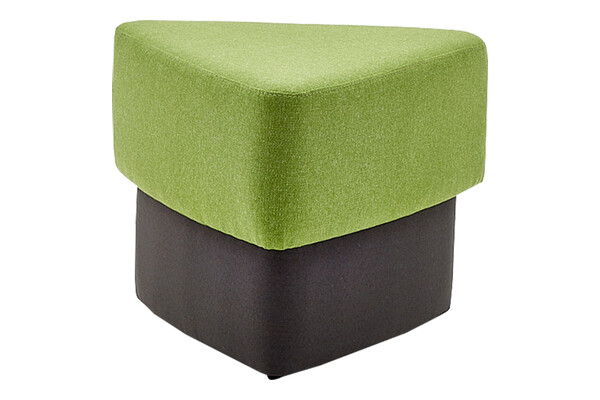 raja kumaş döşemeli üçgen puf - küçük detay görsel 3