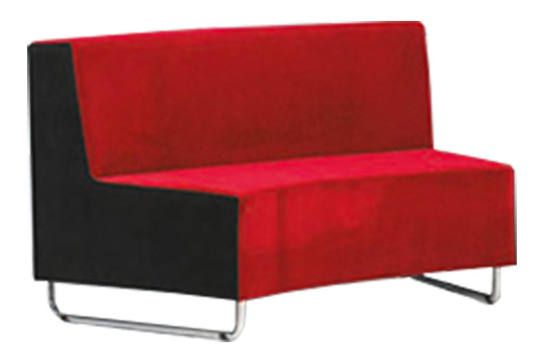 simas kumaş döşemeli sırtlı puf