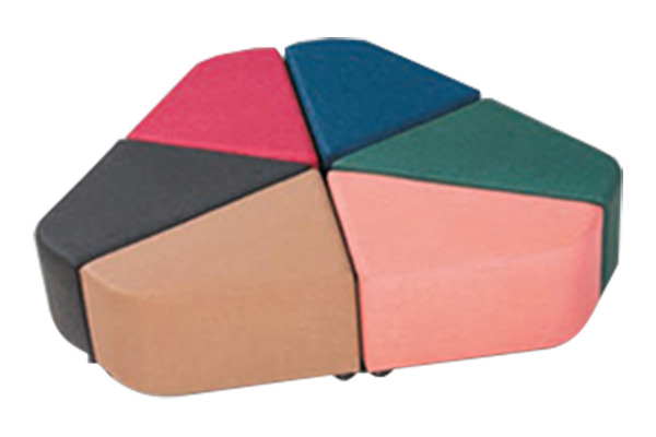 teral dekoratif tekli puf - küçük detay görsel 2