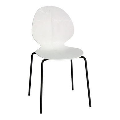 damsy beyaz plastik boyalı ayak sandalye