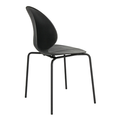 damsy siyah plastik boyalı ayak sandalye