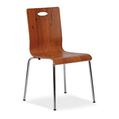 laron metal ayaklı ahşap sandalye