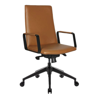 dentra siyah boyalı kol senkron toplantı koltuğu