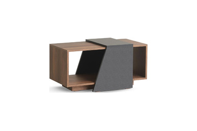 Cortege Ahşap Çift Renkli Yönetici Sehpası - Sehpalar