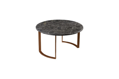 dark mermer yuvarlak makam sehpası 80q