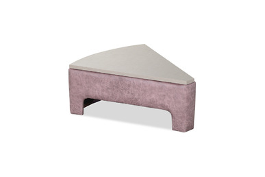 garia dekoratif kumaş döşemeli 45 köşe sehpa