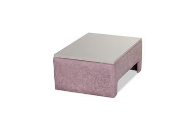 garia dekoratif kumaş döşemeli kare sehpa