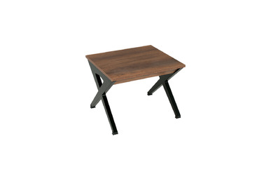 justo çapraz metal ayaklı yönetici sehpası