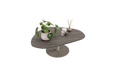 kamen dekoratif asimetrik sehpa 35h - küçük detay görsel 2