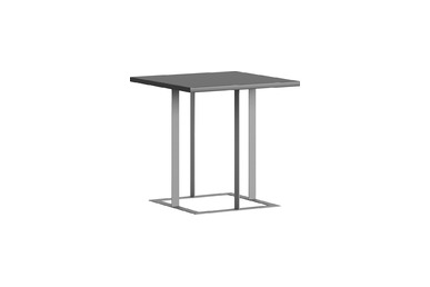 Luxus Dekoratif Metal Ayaklı Kare Sehpa - küçük detay görsel 3 - Sehpalar