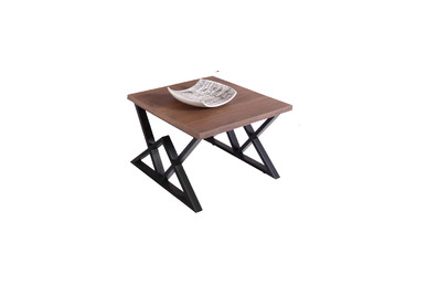 retera modern metal ayaklı sehpa