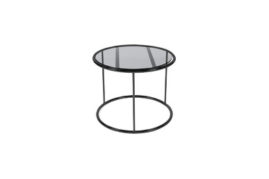 surchi boyalı metal ayak yuvarlak sehpa