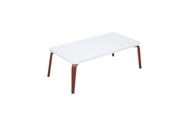 surchi lake tabla ahşap ayak dikdörtgen sehpa - küçük detay görsel 2