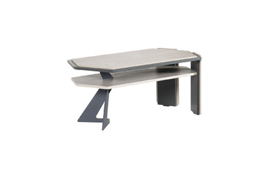 wange çapraz metal ayaklı makam sehpası