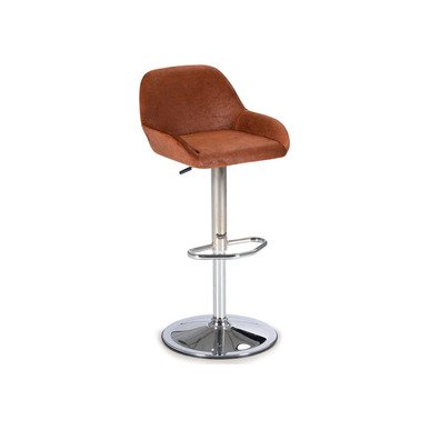 Arsin Krom Flanş Ayaklı Çemberli Bar Taburesi - Tabureler