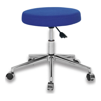 bacconi yuvarlak tekerlekli krom tabure