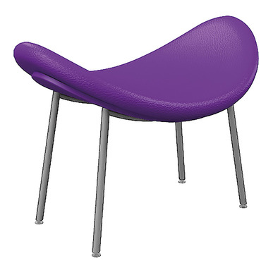 brink antrasit boyalı ayak puf