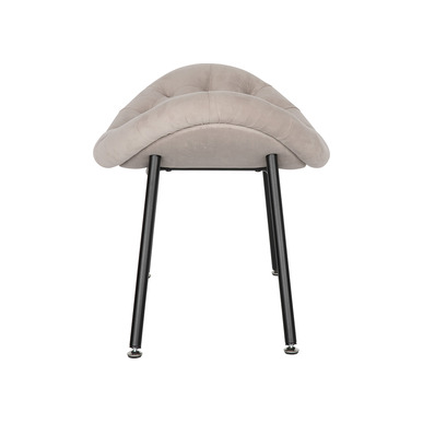 Brink Siyah Boyalı Ayak Kapitoneli Tabure - küçük detay görsel 2 - Tabureler