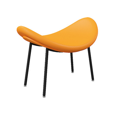 Brink Siyah Boyalı Ayak Tabure - Tabureler