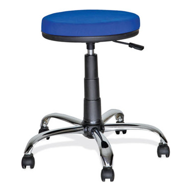 maun krom ayaklı yuvarlak tabure