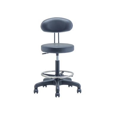 Nomilia Sırtlı Çemberli Modern Bar Taburesi - küçük detay görsel 2 - Tabureler