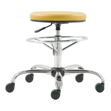 pulp arkalıksız krom ayak çemberli tabure