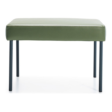 thiner deri döşemeli boru ayak puf