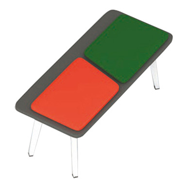 weat ikili dekoratif puf