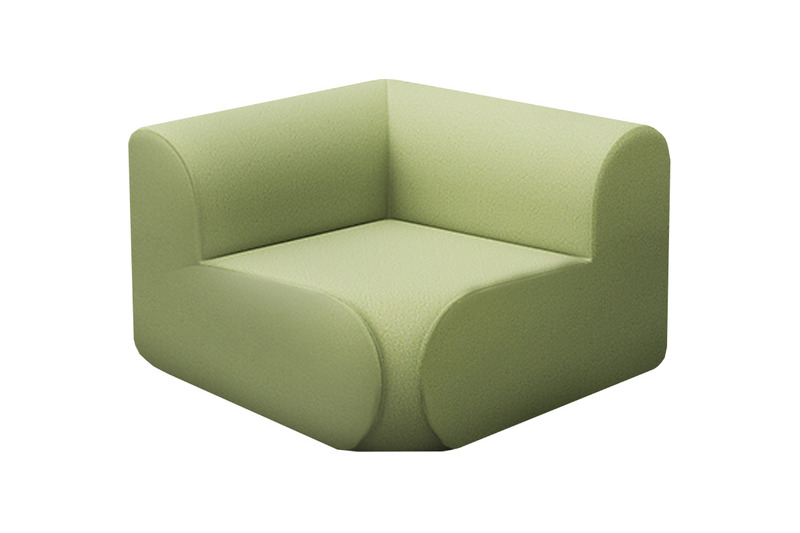 Metrios Kolçaklı Modern Köşe Kanepe 95cm