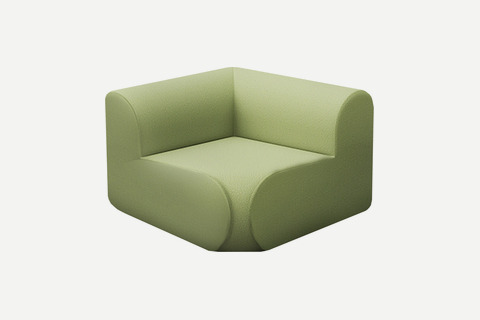 Metrios Kolçaklı Modern Köşe Kanepe 95cm