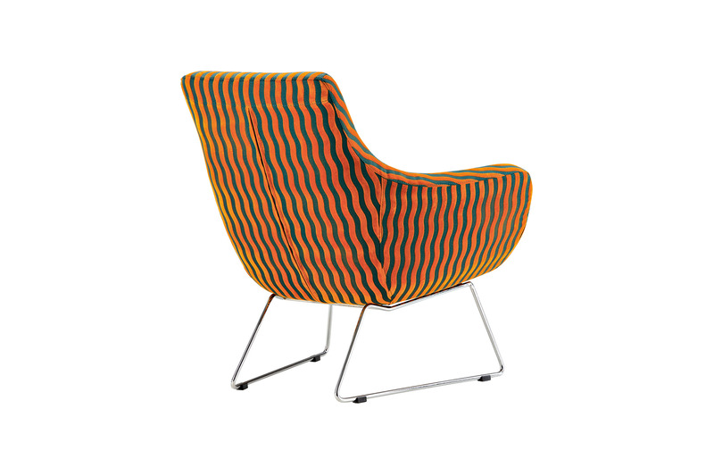 Sillon Krom Ayak Bekleme Koltuğu