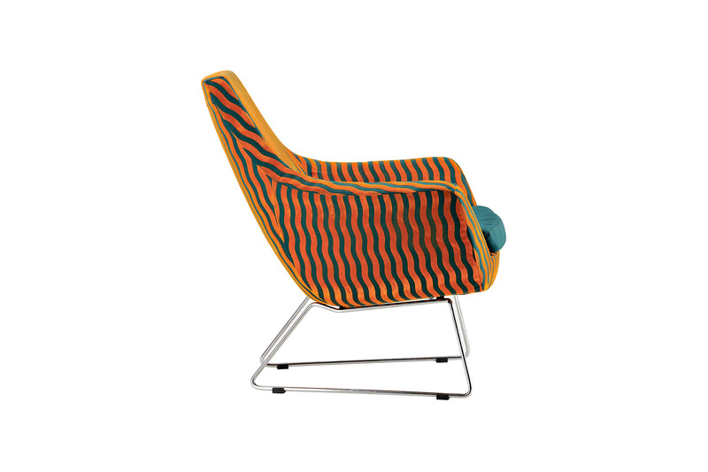 Sillon Krom Ayak Bekleme Koltuğu