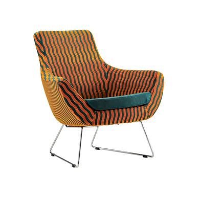Sillon Krom Ayak Bekleme Koltuğu - Tekli Bekleme Koltukları