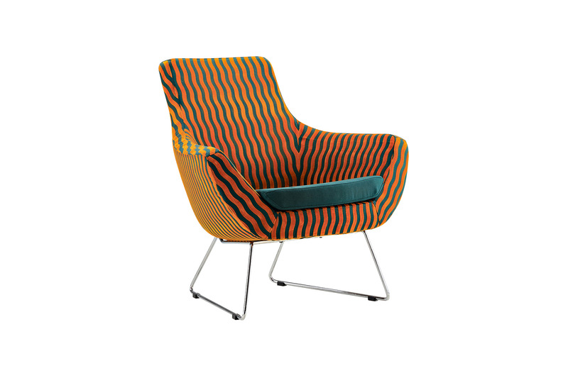Sillon Krom Ayak Bekleme Koltuğu