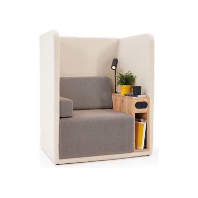Wolf Modern Kabinli Tekli Berjer - küçük detay görsel 2 - Tekli Bekleme Koltukları