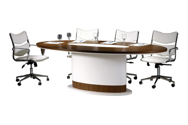 Argent Beyaz Tasarım Toplantı Masası 280cm - küçük detay görsel 3 - Toplantı Masaları