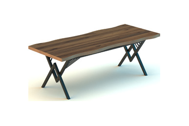 arvore kütük görünümlü toplantı masası