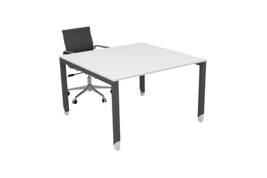 aveon ahşap kare toplantı masası 100cm