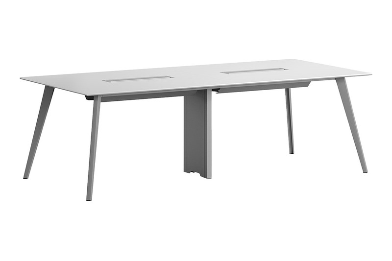 Blade Metal Ayaklı Modern Dikdörtgen Toplantı Masası 280cm